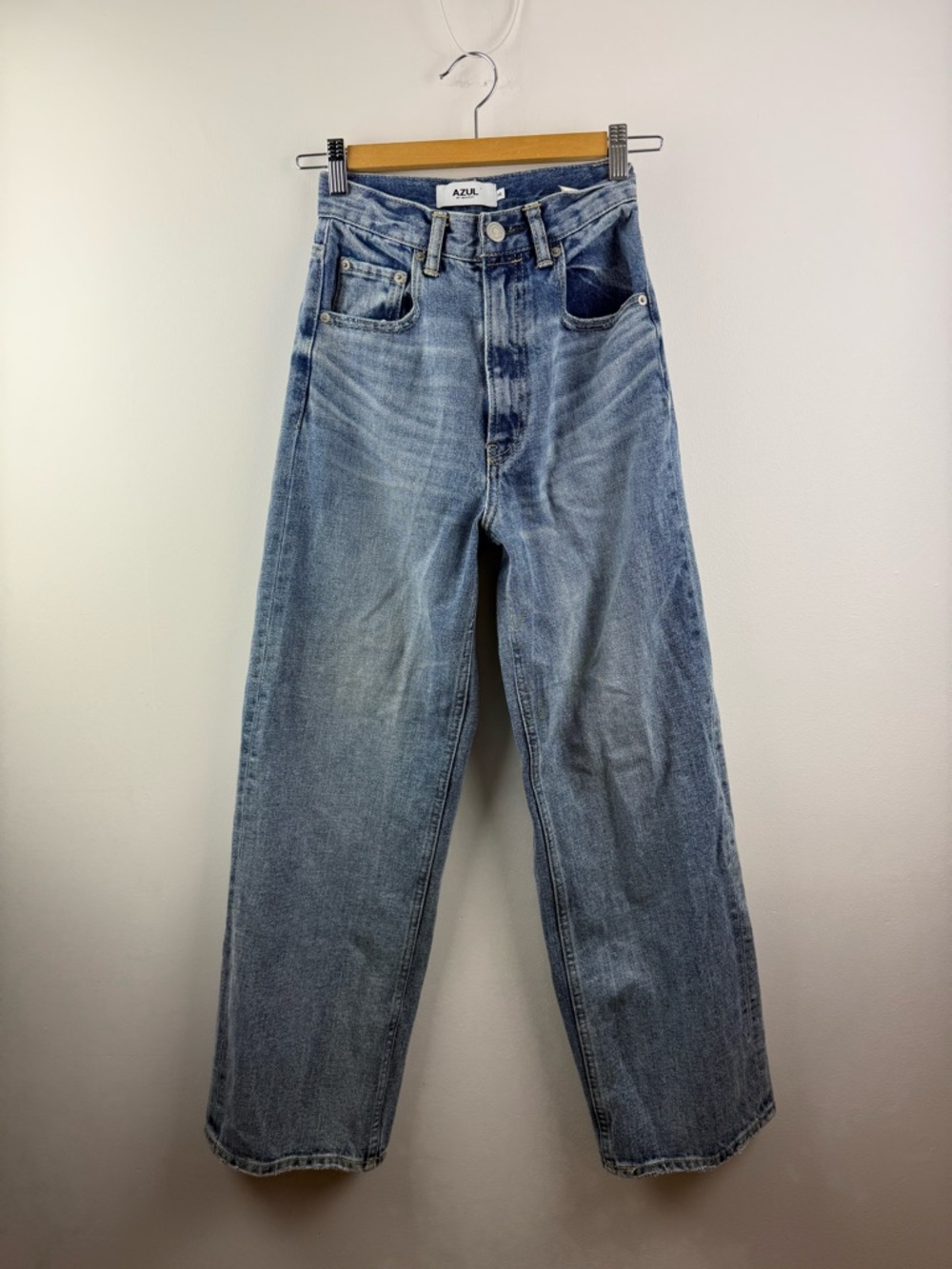 Azul by Moussy High Waisted Straight Leg Jeans XS